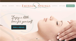 Desktop Screenshot of emeraldspringsspa.com